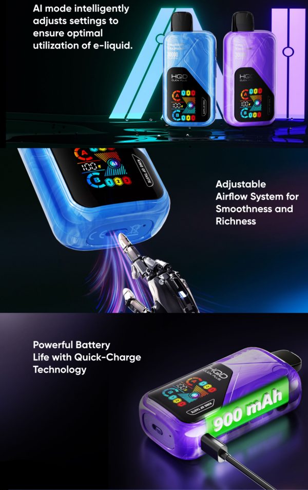 HQD Vape Click Plus 30000 - Image 10