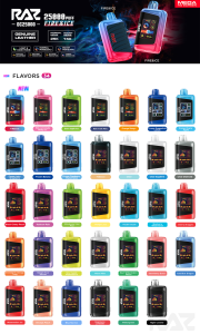 raz vape flavors 25000